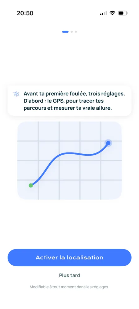 Activation du GPS